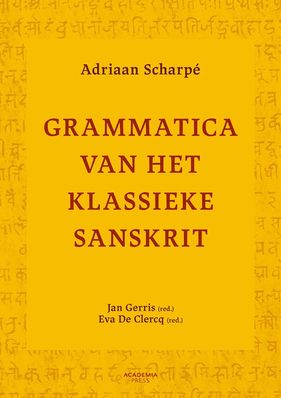 Eva De Clercq Grammatica Van Het Klassieke Sanskrit