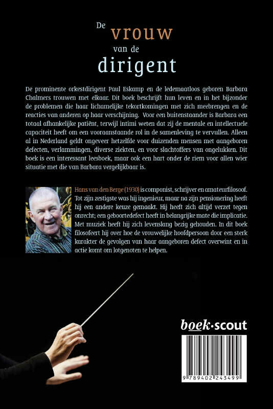 De vrouw van de dirigent achterkant