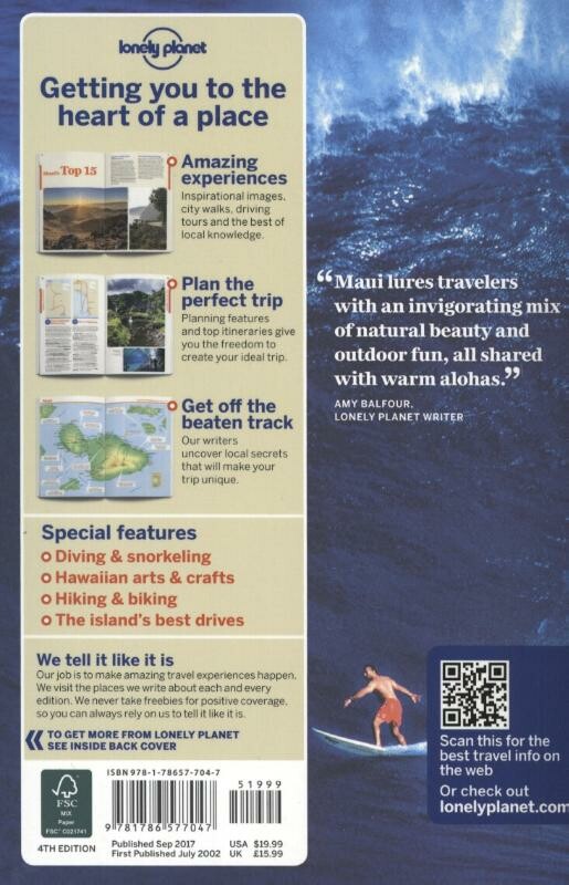 Maui / Lonely Planet achterkant