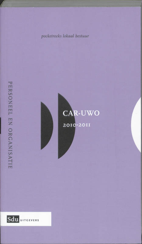 CAR-UWO 2010-2011 / Pocketreeks lokaal bestuur