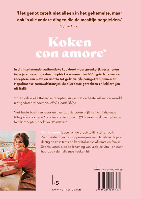 Koken con amore achterkant