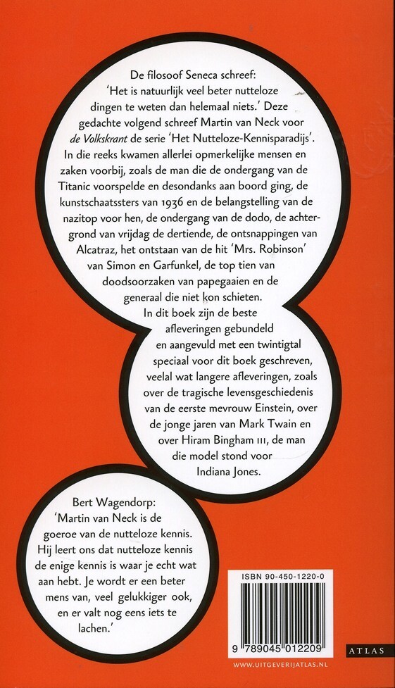 Het nutteloze-kennisparadijs achterkant