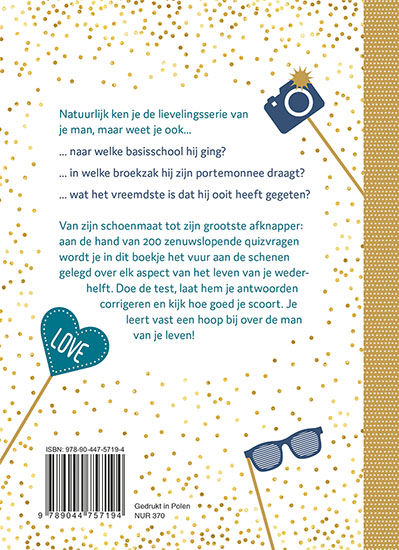 Hoe goed ken jij je man? achterkant