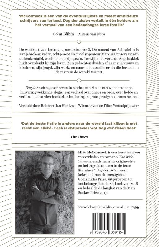 Dag der zielen achterkant