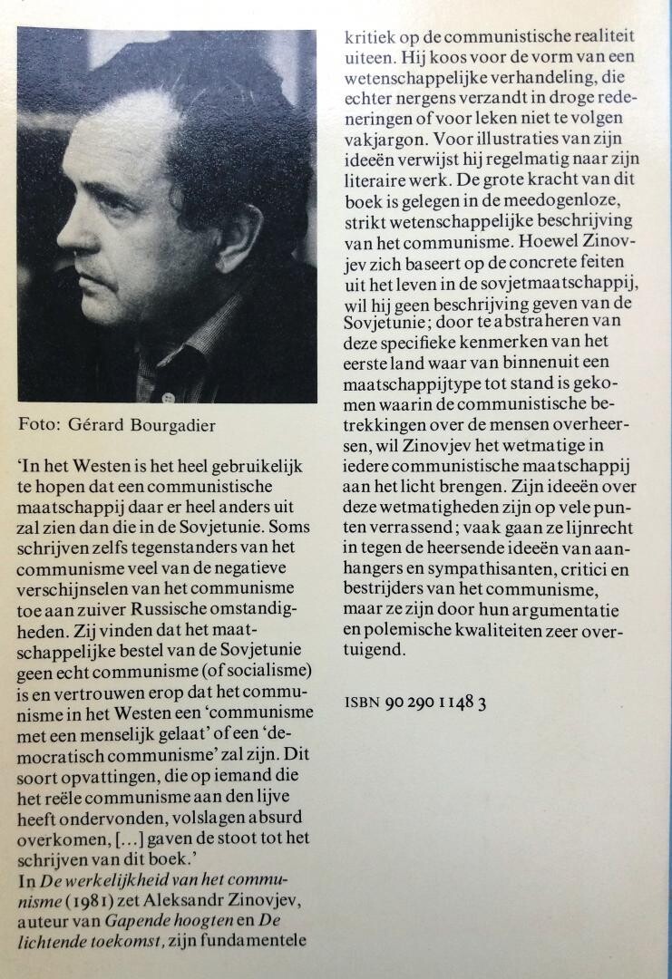 De werkelijkheid van het communisme achterkant