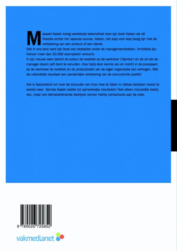 Gemba kaizen / Kluwer quality info Gemba kaizen / Kluwer quality info achterkant