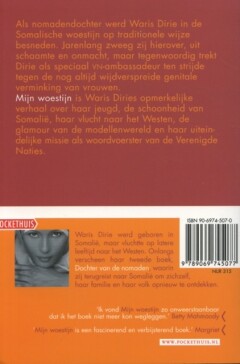 Mijn woestijn / Pockethuis achterkant