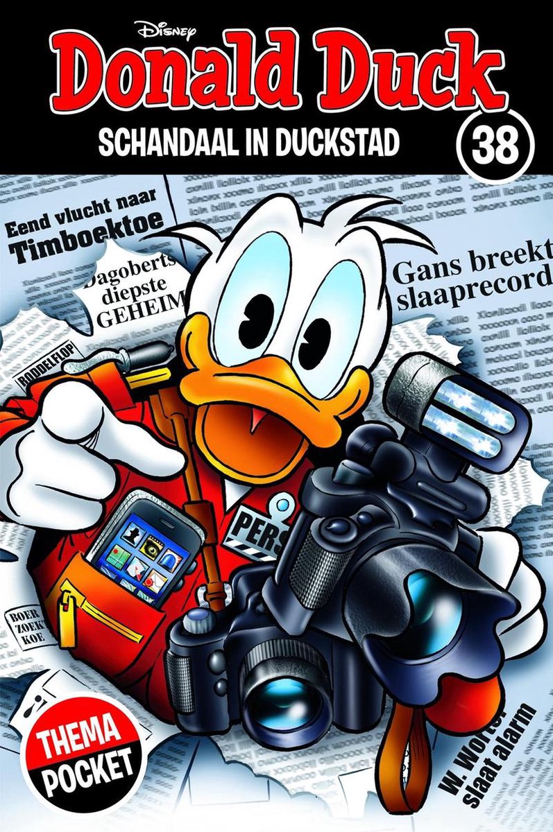 boekenbalie_9789463053815_cover Donald Duck Themapocket 38 - Schandaal in Duckstad