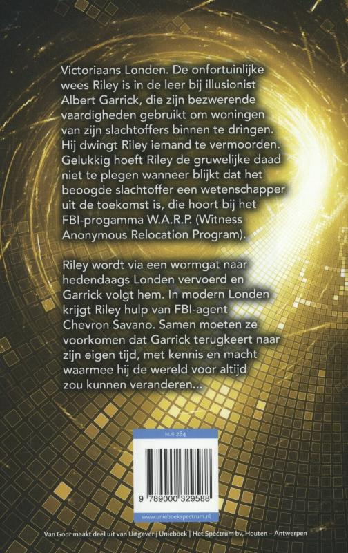 W.A.R.P. 1 - De onwillige moordenaar achterkant