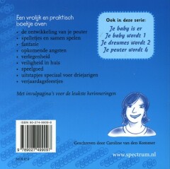 Hieperdepiep hoera! Je peuter wordt 3 / Hieperdepiep Hoera! achterkant