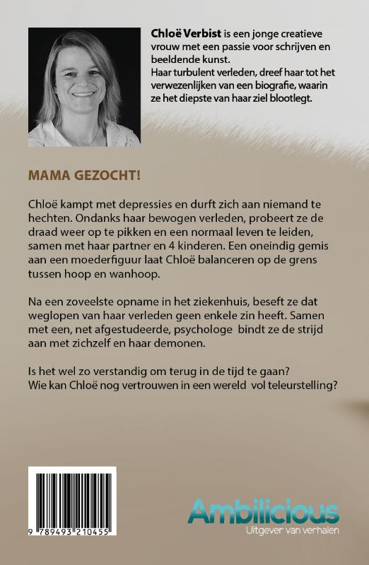 Mama gezocht achterkant