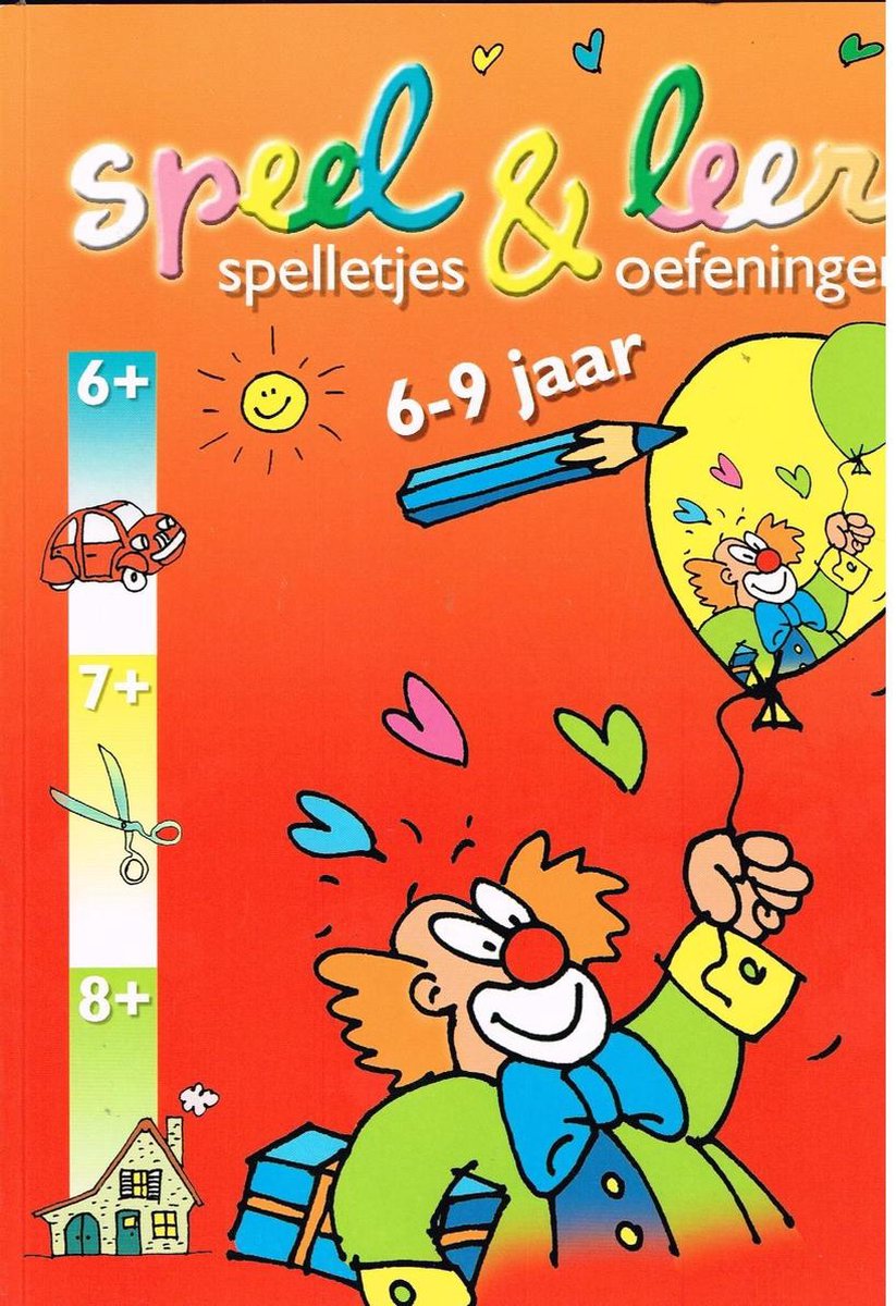 speel  & leer 6 - 9 jaar/ leeftijd volgens kleur in het boek