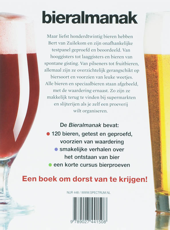 Bieralmanak Bieralmanak achterkant