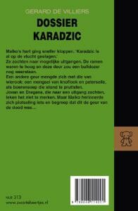 Dossier Karadzic / SAS / 165 achterkant