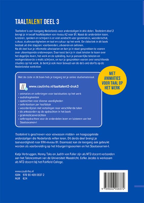 Taaltalent / deel 3 achterkant