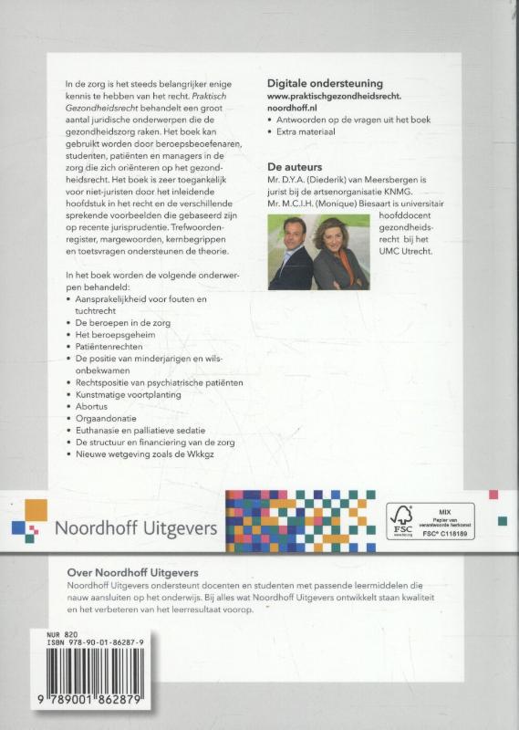 Praktisch gezondheidsrecht Praktisch gezondheidsrecht achterkant