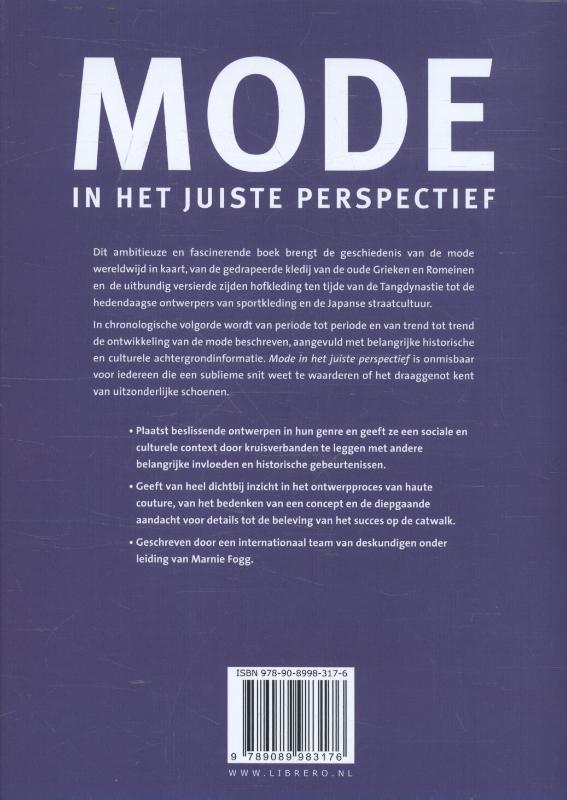 Mode in het juiste perspectief Mode in het juiste perspectief achterkant