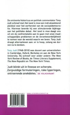 Het land is moe achterkant