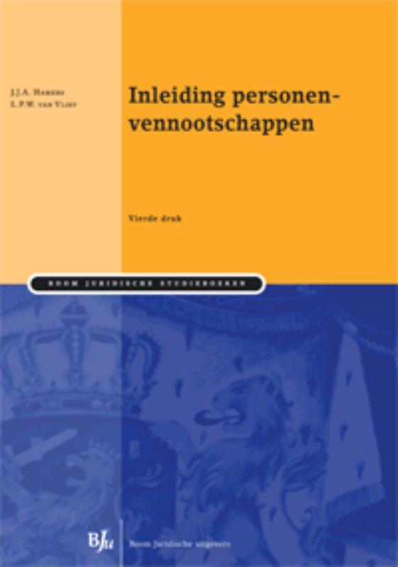 Inleiding personenvennootschappen / Boom Juridische studieboeken