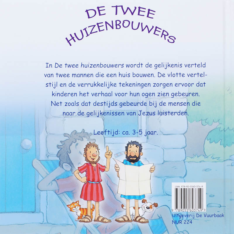 TWEE HUIZENBOUWERS, DE - Verhalen van Jezus 4 achterkant