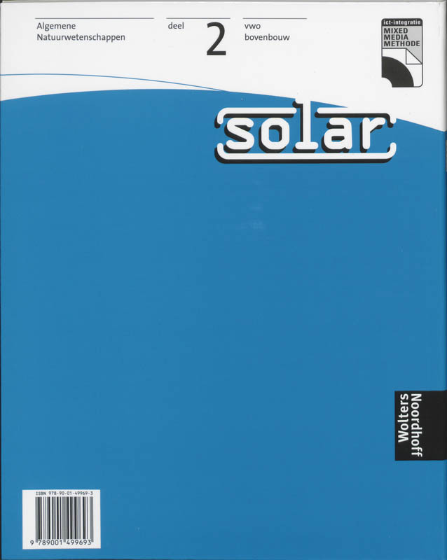 Solar / 2 Vwo bovenbouw achterkant