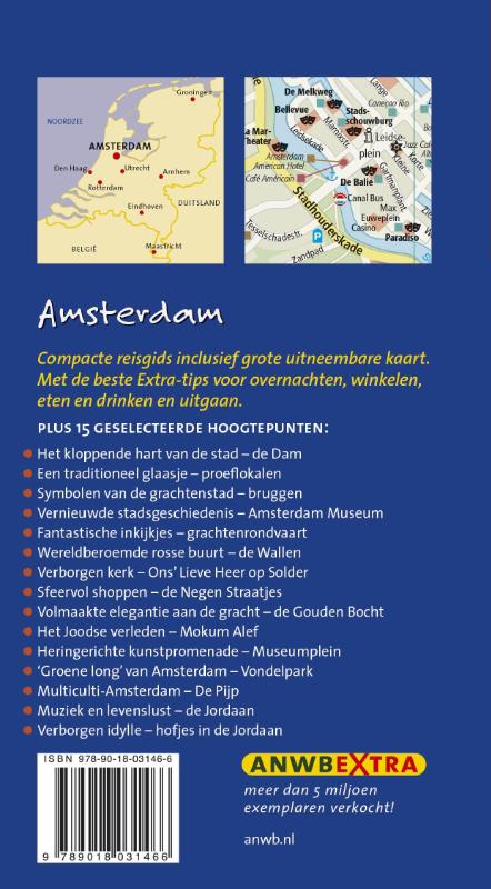 ANWB Extra  -   Amsterdam achterkant