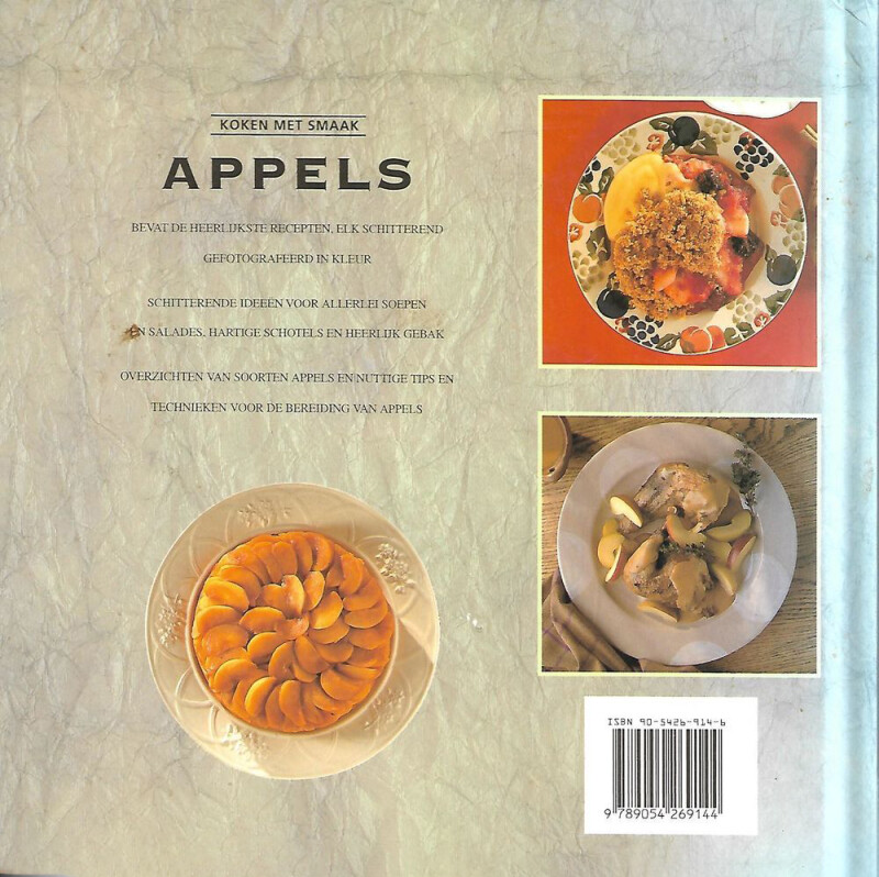 Appels / Koken met smaak achterkant