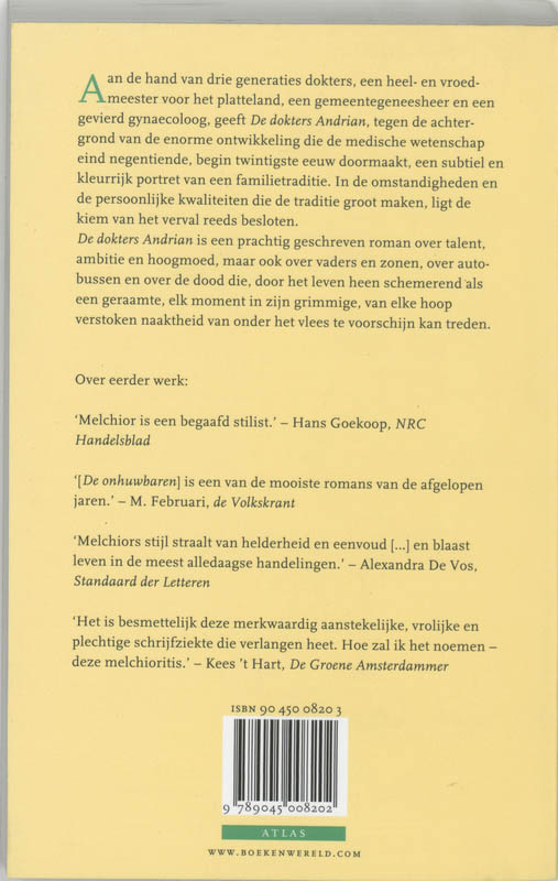 De Dokters Andrian achterkant