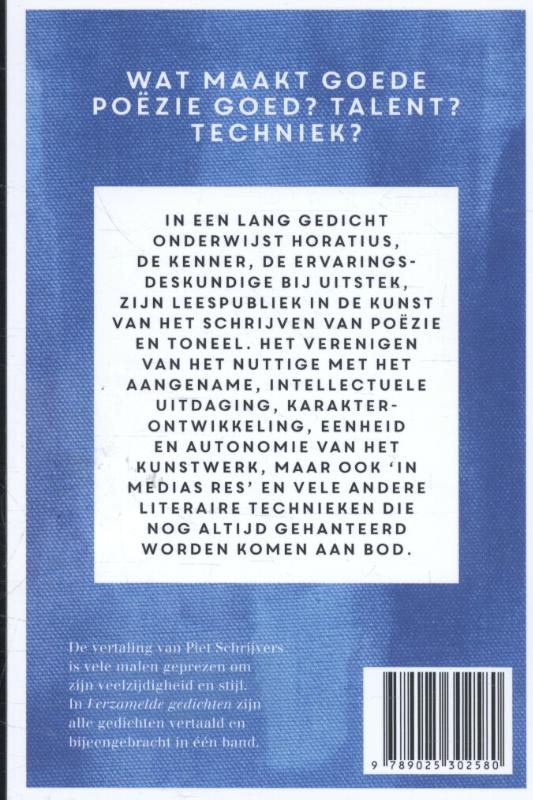 De dichter als vakman achterkant