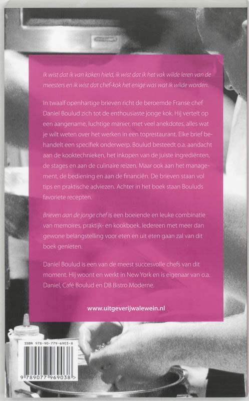 Brieven aan de jonge chef achterkant