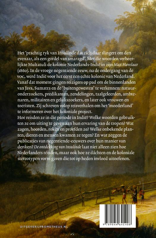 Ontdekking van Insulinde achterkant