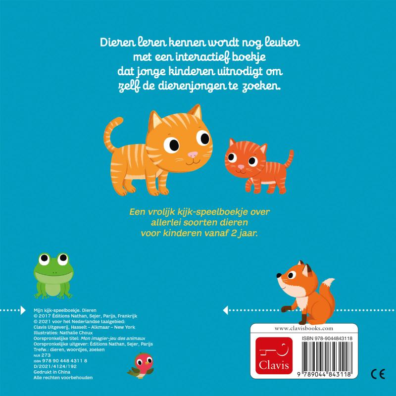 Dieren / Mijn kijk-speelboekje achterkant