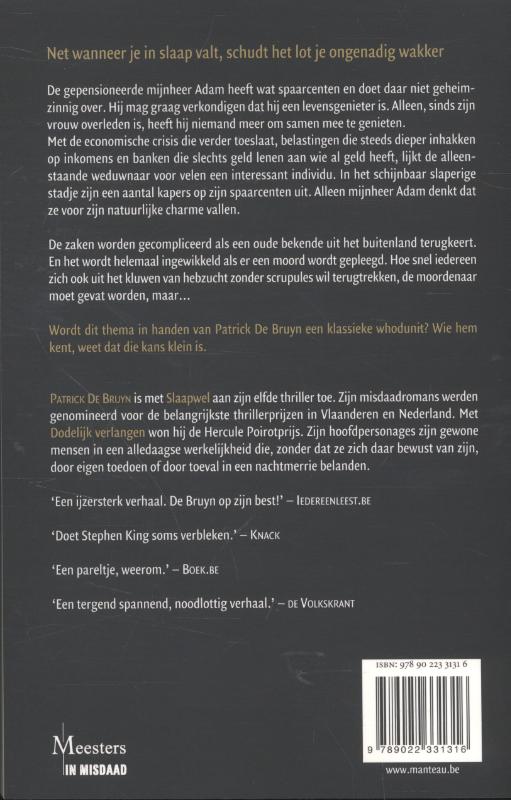 Slaapwel / Meesters in misdaad Slaapwel / Meesters in misdaad achterkant