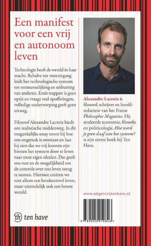 Hoe word je geen slaaf van het systeem? achterkant