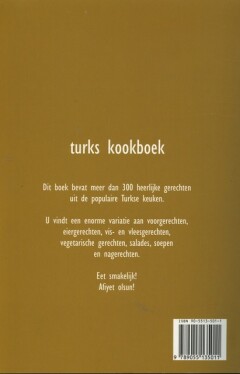 Turks kookboek achterkant