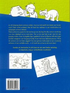 Cartoons leren tekenen / Kinderatelier achterkant