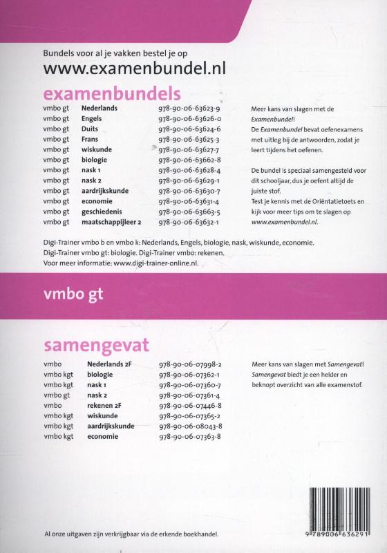 Examenbundel vmbo-gt Nask 2 2015/2016 achterkant