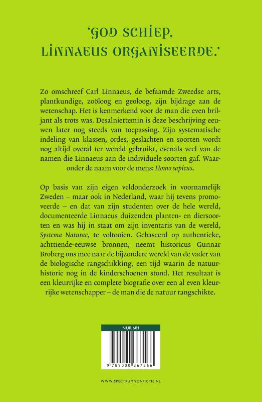 Carl Linnaeus achterkant