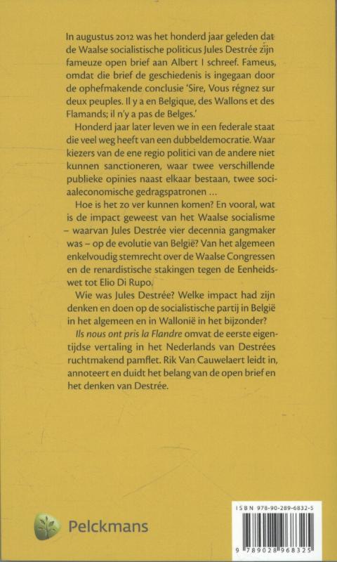 Ils nous ont pris la Flandre Ils nous ont pris la Flandre achterkant