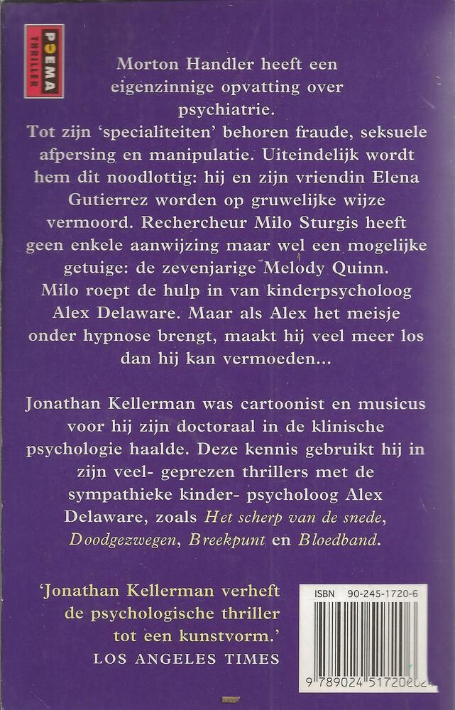 Breekpunt / Poema thriller achterkant