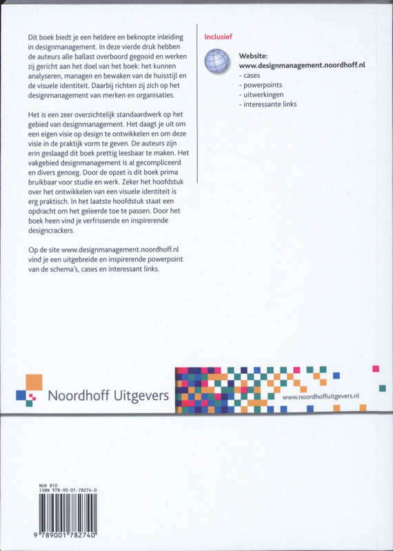 Design management in essentie achterkant