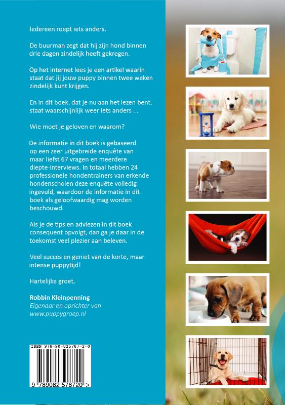 Het Ultieme Puppy Zindelijk Maken Handboek / Puppy Opvoeden: De Nieuwe Methode / 1 achterkant