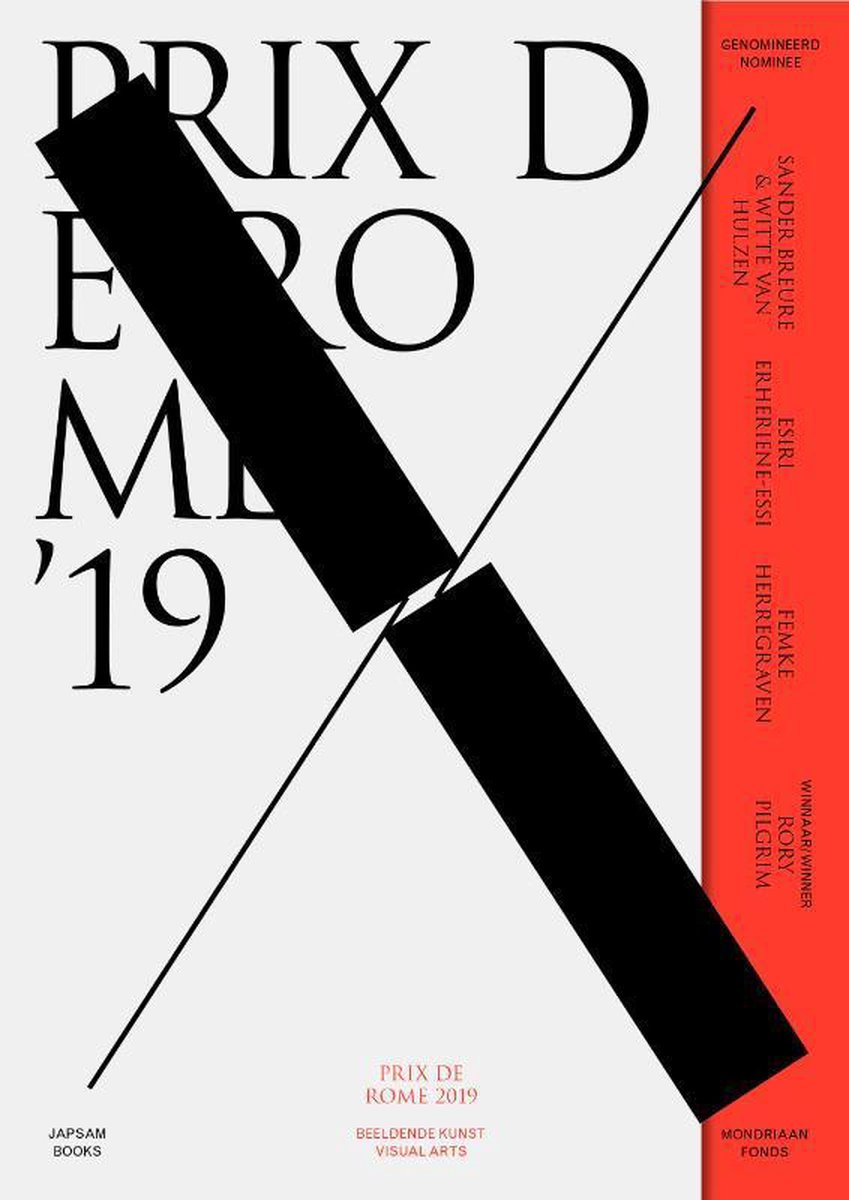 Prix de Rome  -   Prix de Rome 2019. Beeldende Kunst / Visual Arts