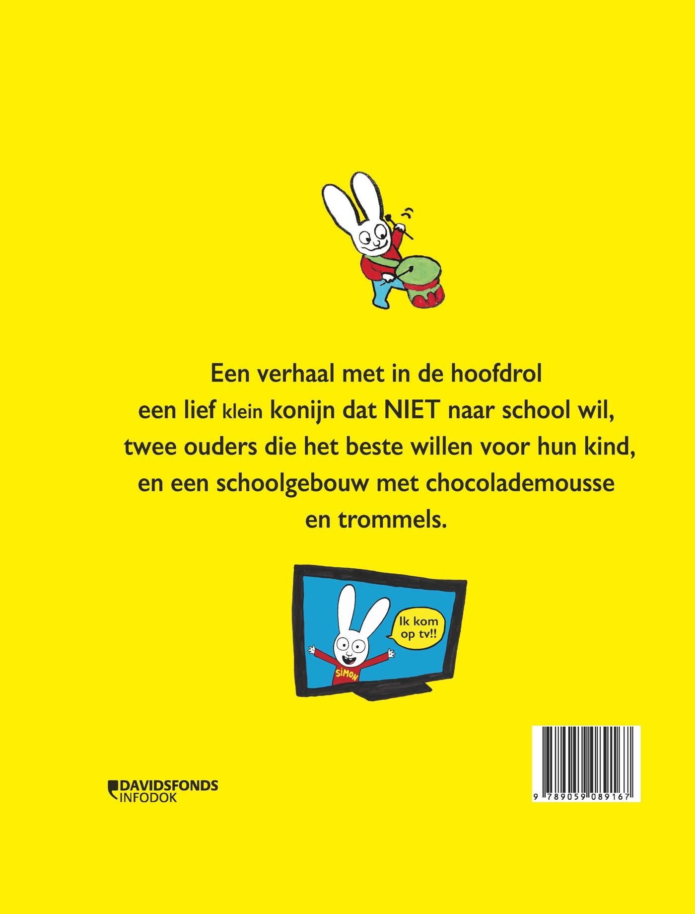 Ik wil NIET naar school!! / Kakaworstje achterkant