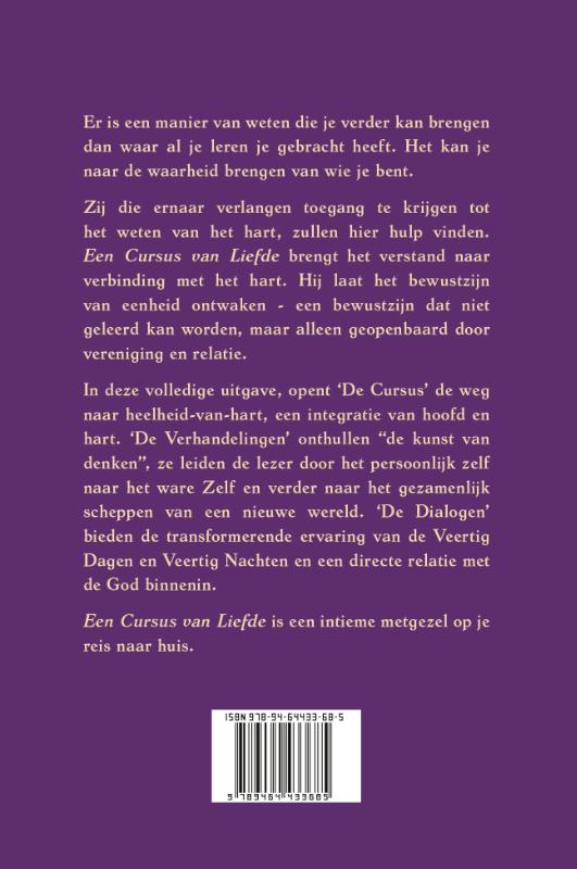 Een Cursus van Liefde achterkant