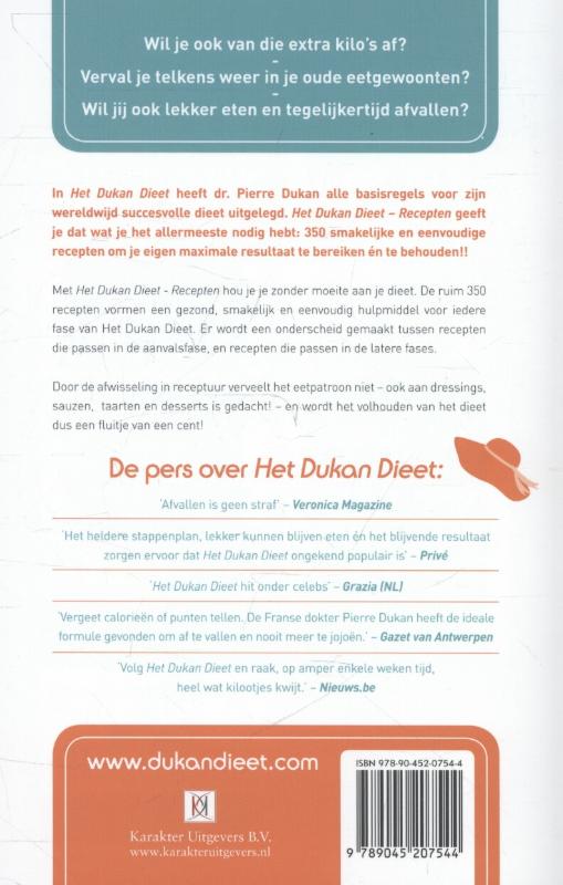 Het Dukan dieet Het Dukan dieet achterkant