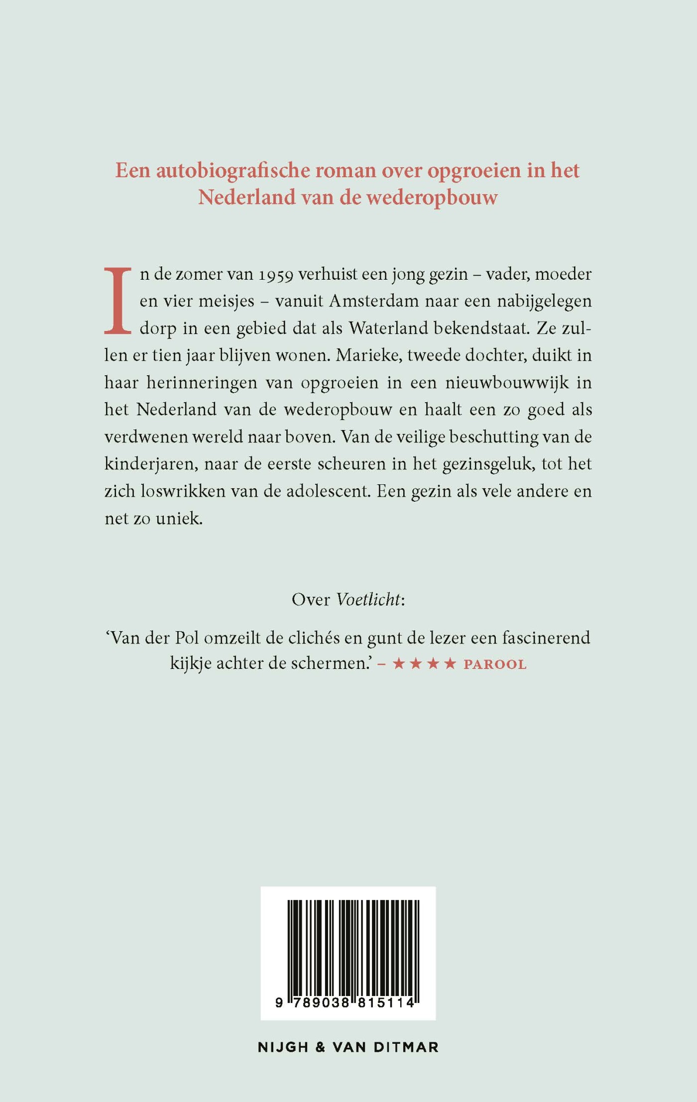 Waterland achterkant