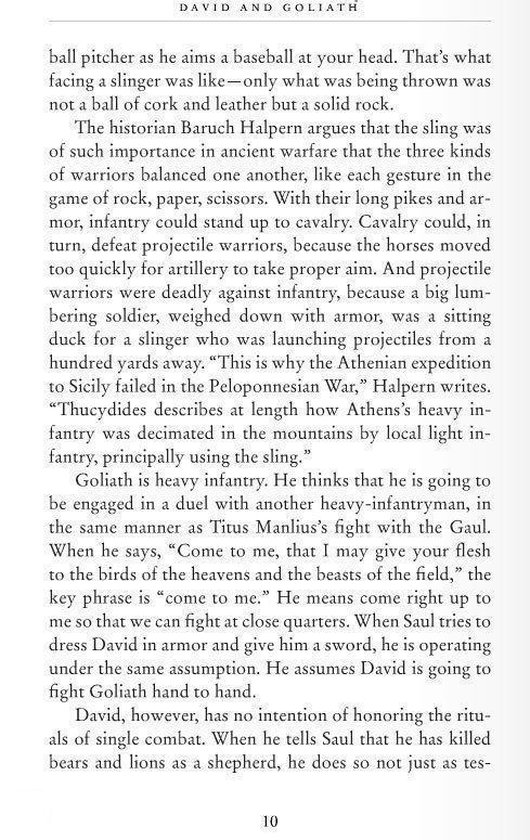 David and Goliath