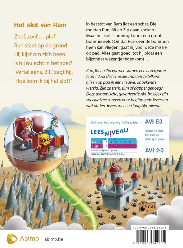 Lezergame  -   Het land van Ram achterkant