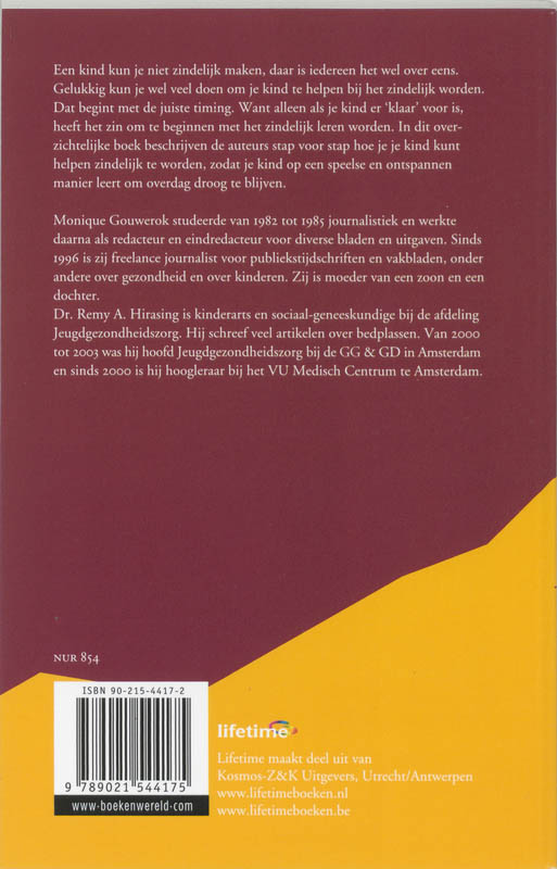 Kinderen en zindelijkheid Kinderen en zindelijkheid achterkant